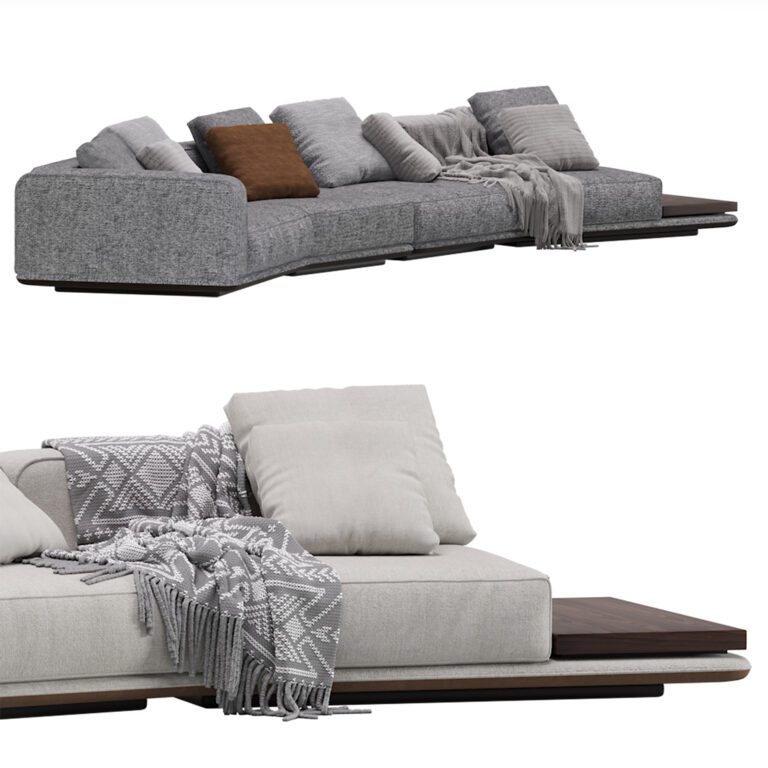 Minotti Horizonte Modular Sofa 11 (335060) 3D model - Download 3D model ...