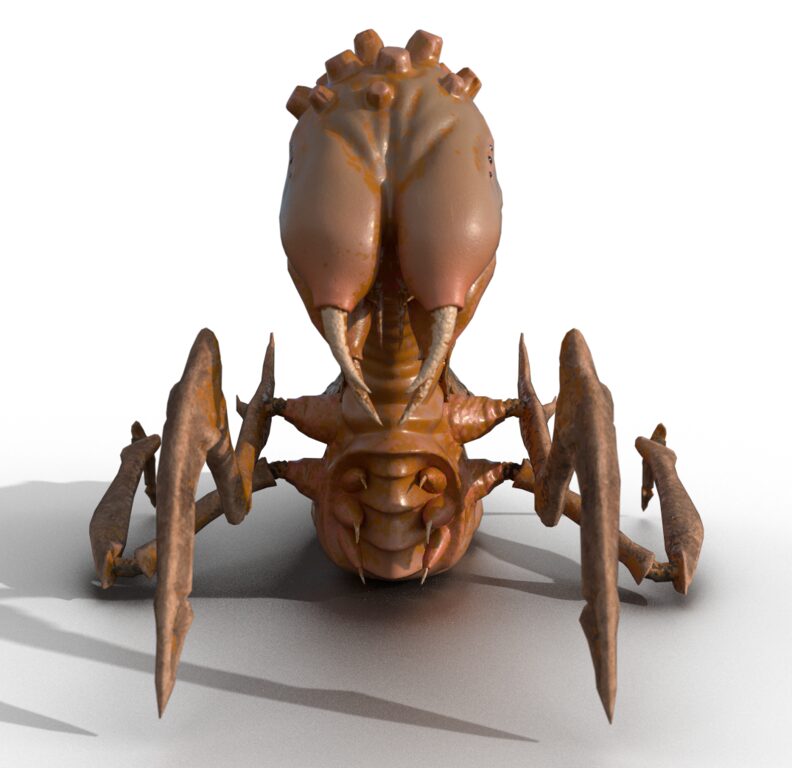 Монстр черв'як (335201) 3D-модель - Завантажте 3D-модель Монстр черв'як ...