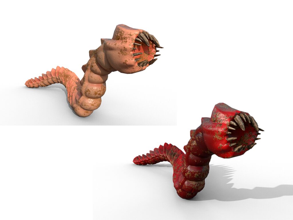 Monster Worm (335220) 3D model - Download 3D model Monster Worm (335220 ...