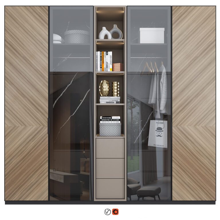 Furniture Composition 35 (335501) 3D model - Download 3D model ...