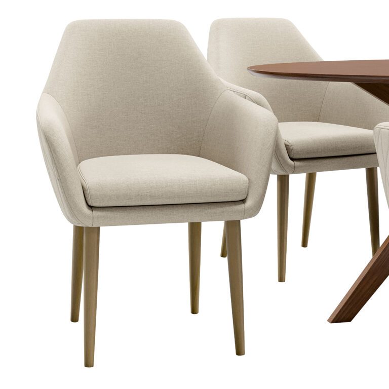 Zoe dining chair and Adel table (335797) 3D model - Download 3D model ...