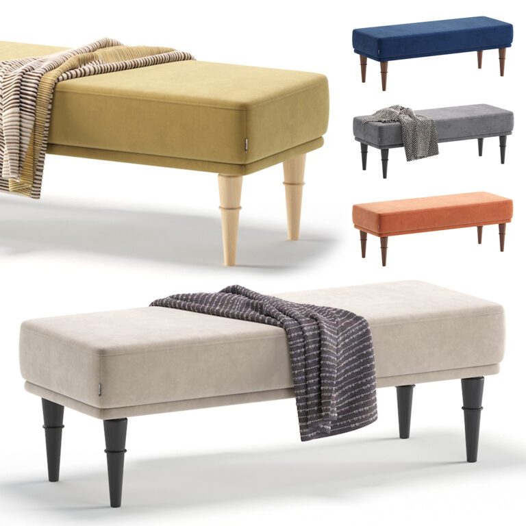 Банкетка Shento 5 Colors Version (336124), 3д модель 1