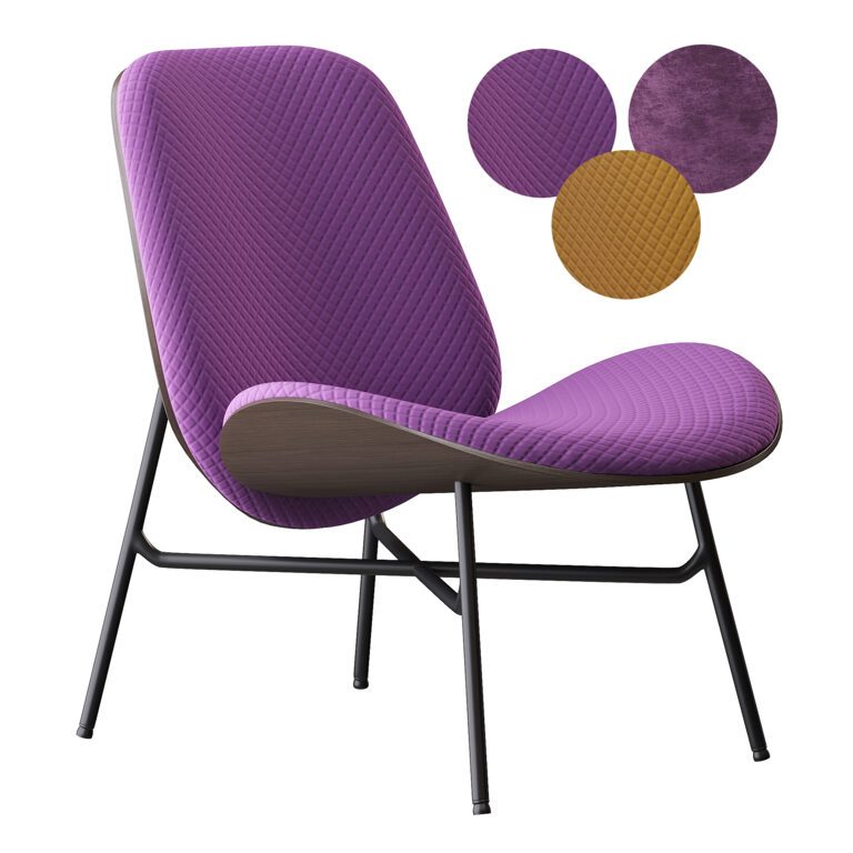 Nihan chair by PodeNIHAN footrest BY PODE (336292), 3d model 1