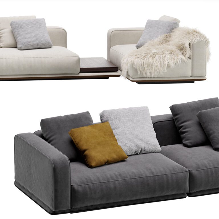 Minotti HORIZONTE Modular Sofa 14 (337345) 3D model - Download 3D model ...