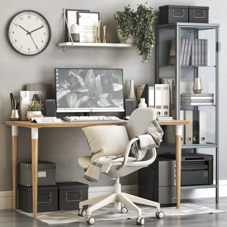 Office workplace IKEA 115 (338881), 3d model 1