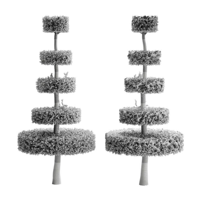 Circle Bush Pattern Circle Bush Set Winter/summer (340570) 3D model - Download 3D model ...