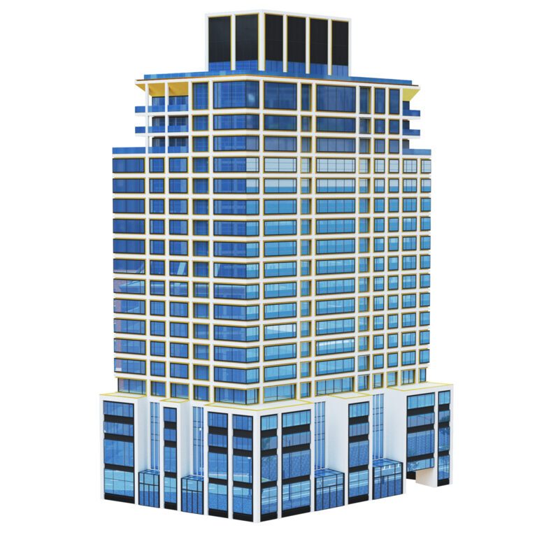 Building 551 West 21st New York (340605), 3d model 1