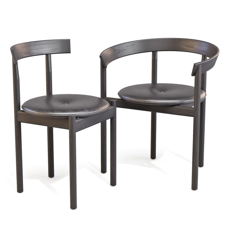 Herman Miller Comma Dining Chairs Set 02 (341022), 3d model 1