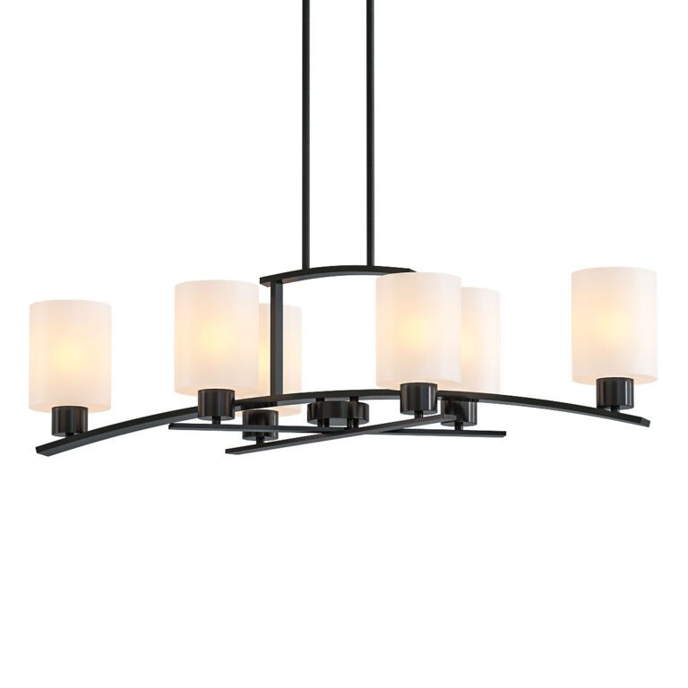 Люстра Buie 6 Light Shaded Classic (341555), 3д модель 1