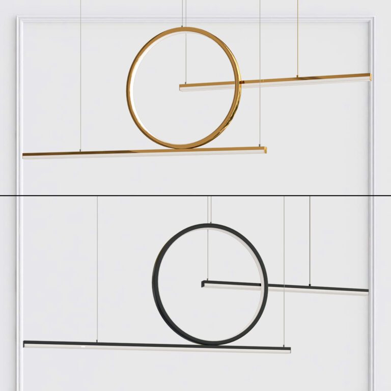 Chandelier Led (342183) 3D model - Download 3D model Chandelier Led ...