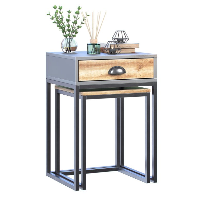 Coffee table and chair Loft (342802), 3d model 1