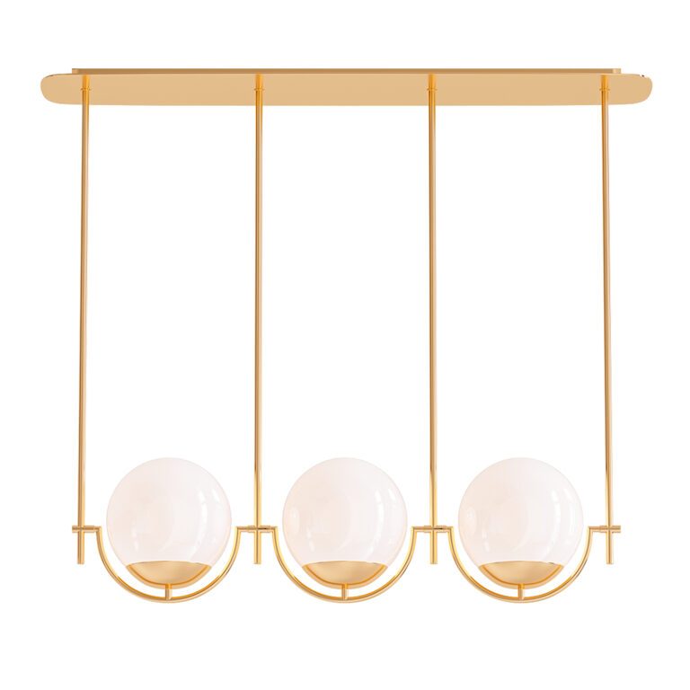 Regal Rondure Images Rondure Three Globe chandelier (344278) 3D model - Download 3D model ...