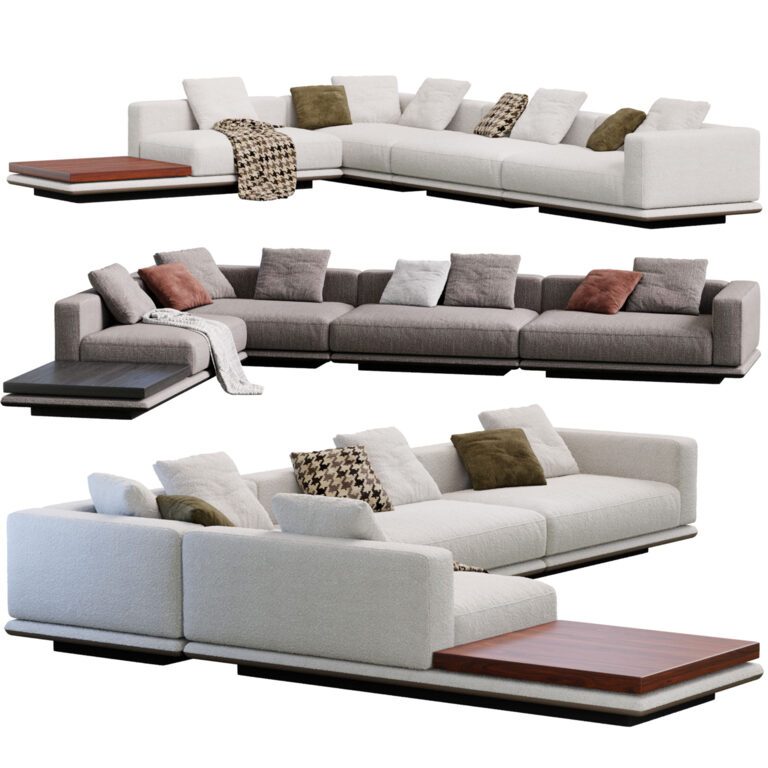 Minotti Horizonte Sofa (344546) 3D model - Download 3D model Minotti ...