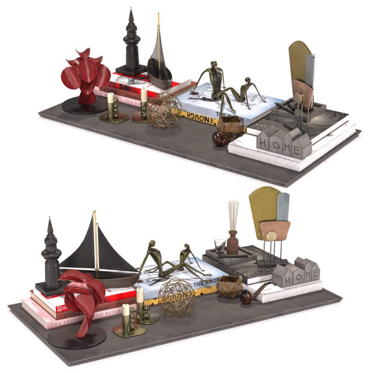 Decorative Set Vol 01 (344567) 3D model - Download 3D model Decorative ...