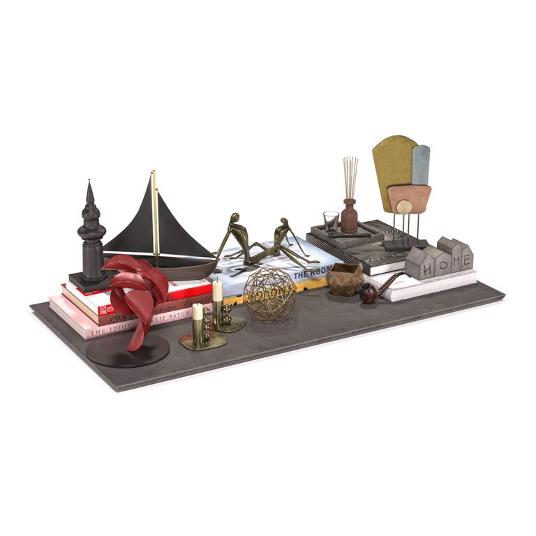 Decorative Set Vol 01 (344567) 3D model - Download 3D model Decorative ...