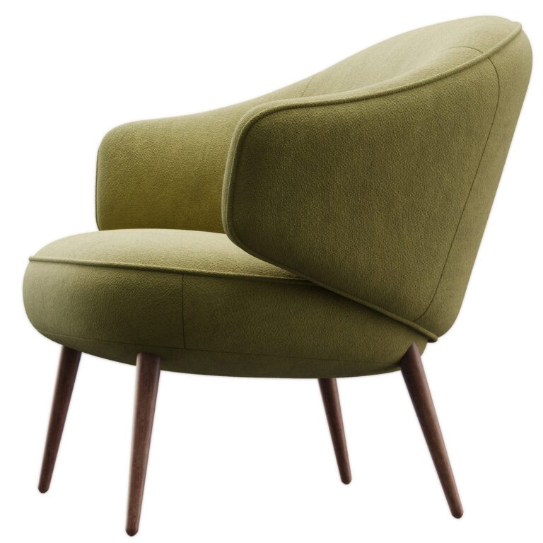 Charlotte By BoConcept armchair (344823) 3D model - Download 3D model ...