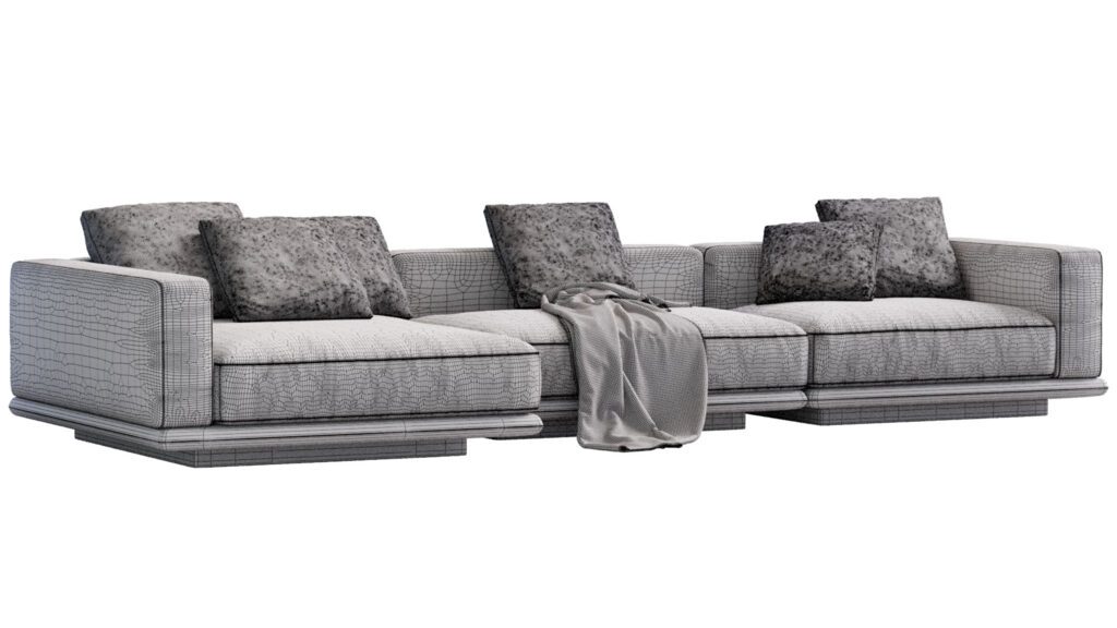 Minotti Horizonte sofa (344836) 3D model - Download 3D model Minotti ...