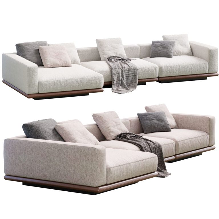 Minotti Horizonte sofa (344836) 3D model - Download 3D model Minotti ...