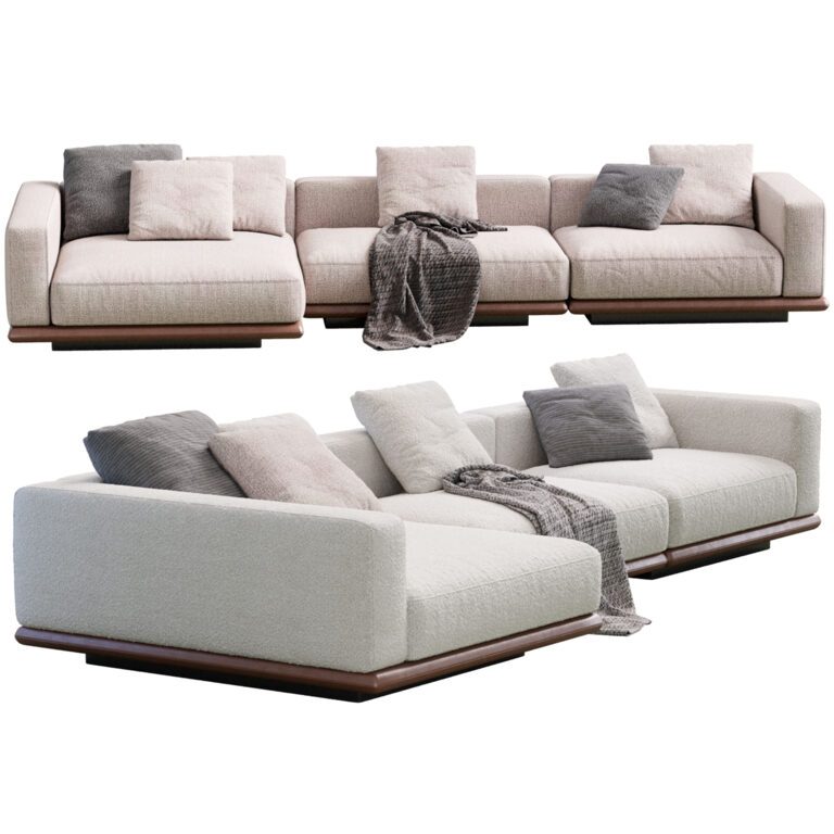 Minotti Horizonte sofa (344836) 3D model - Download 3D model Minotti ...