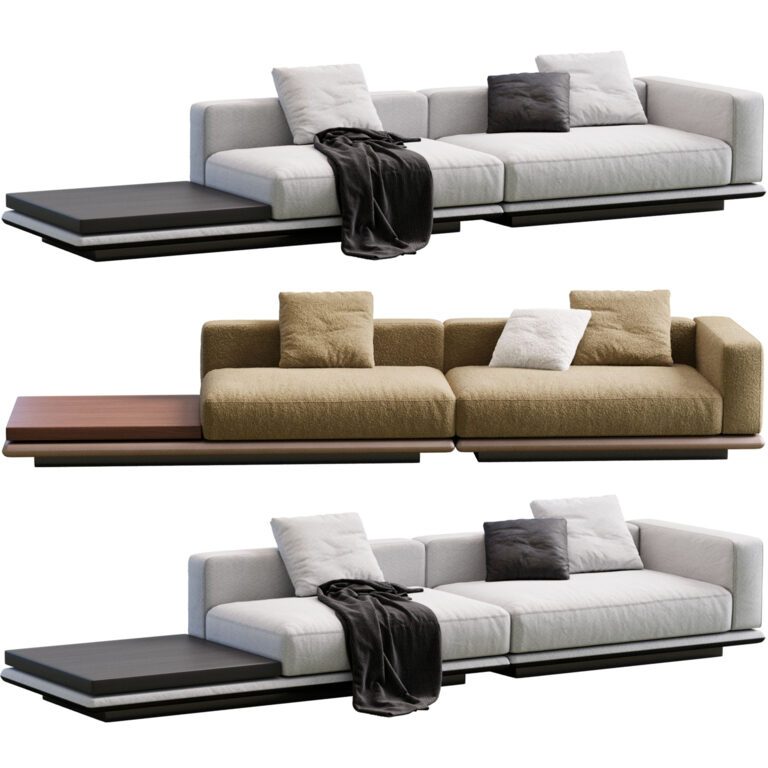 Sofa Horizonte By Minotti (345004) 3D model - Download 3D model Sofa ...