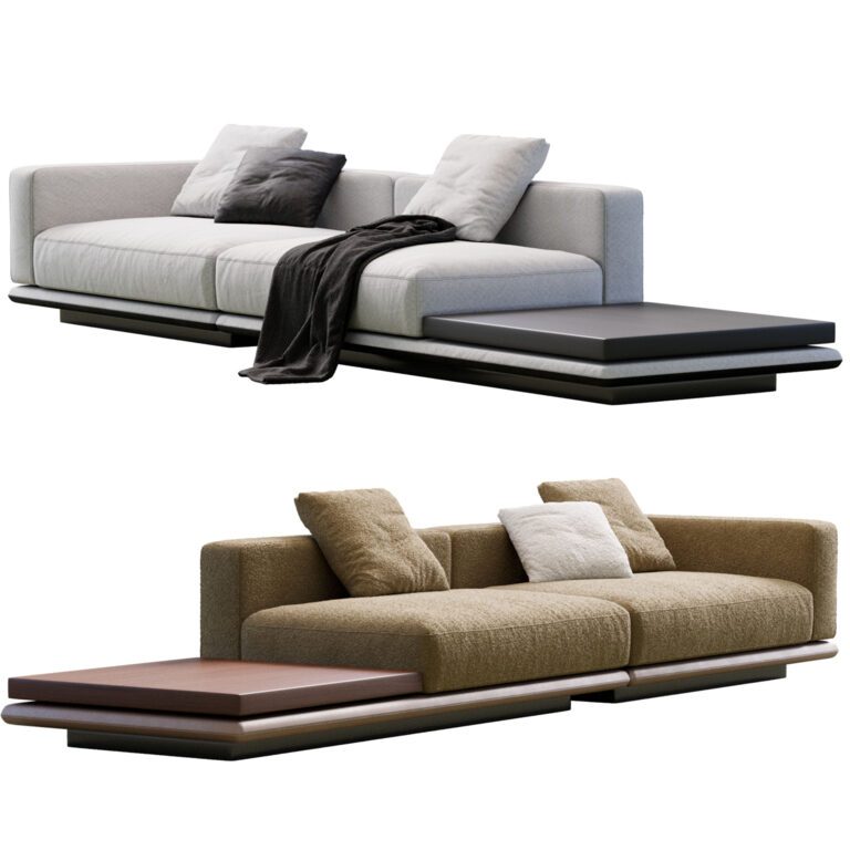 Sofa Horizonte By Minotti (345004) 3D model - Download 3D model Sofa ...
