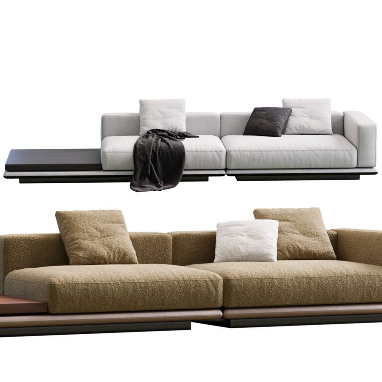 Sofa Horizonte By Minotti (345004) 3D model - Download 3D model Sofa ...