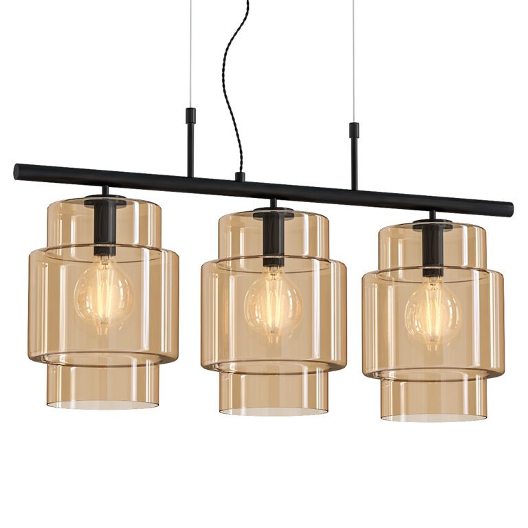 Ebbot 3 Light Glass Island Chandelier (345039) 3D model - Download 3D ...
