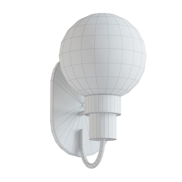 CLASSIC MOD GLOBE SCONCE (345256) 3D model - Download 3D model CLASSIC ...