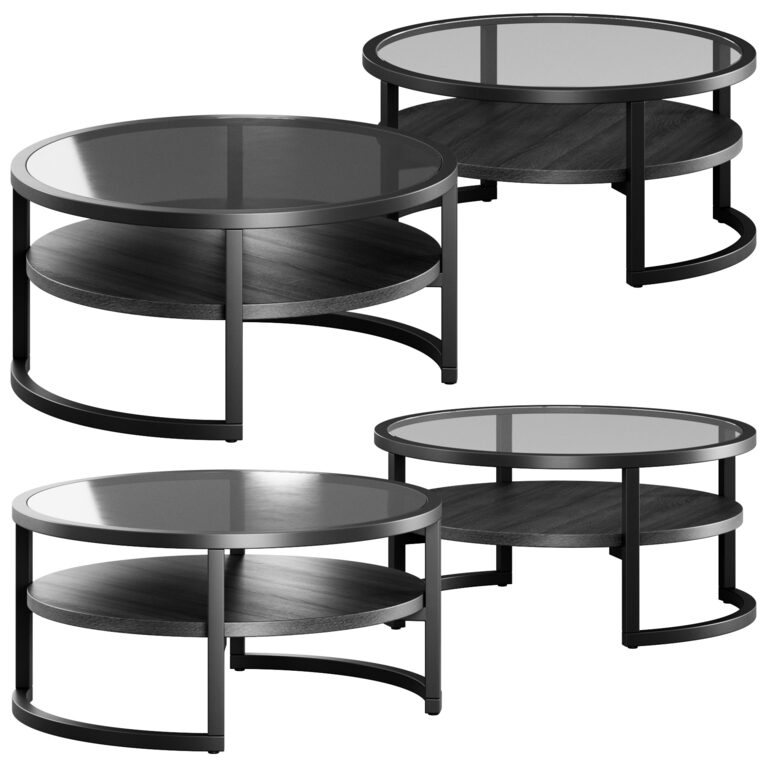 Scuderi Coffee Table by Mercury Row (345324), 3d model 1