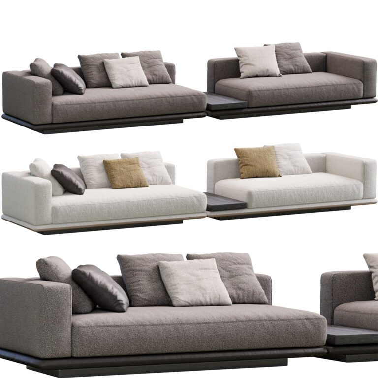 Minotti Horizonte Sofa (345365) 3D model - Download 3D model Minotti ...