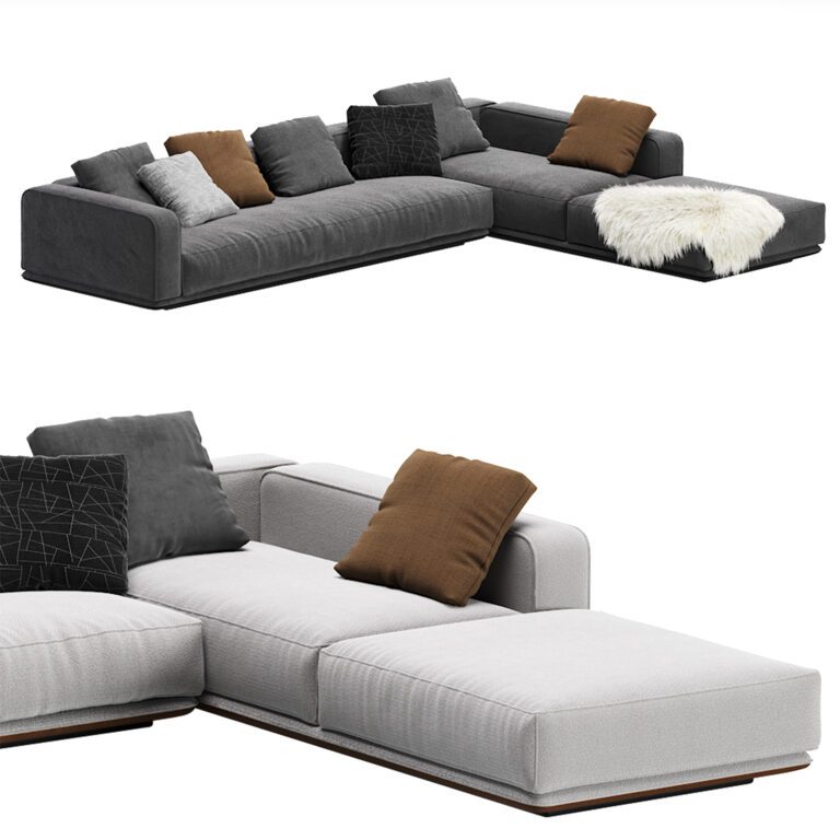 Minotti HORIZONTE Modular Sofa 16 (345678) 3D model - Download 3D model ...