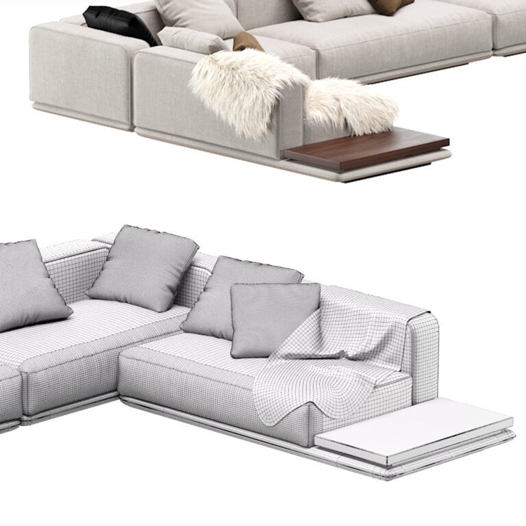 Sofa Minotti Horizonte Modular 17 (345719) 3D model - Download 3D model ...