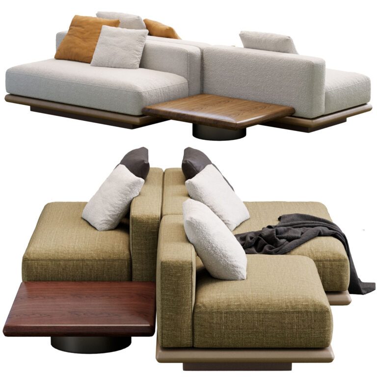 Minotti Horizonte Sofa (345983) 3D model - Download 3D model Minotti ...