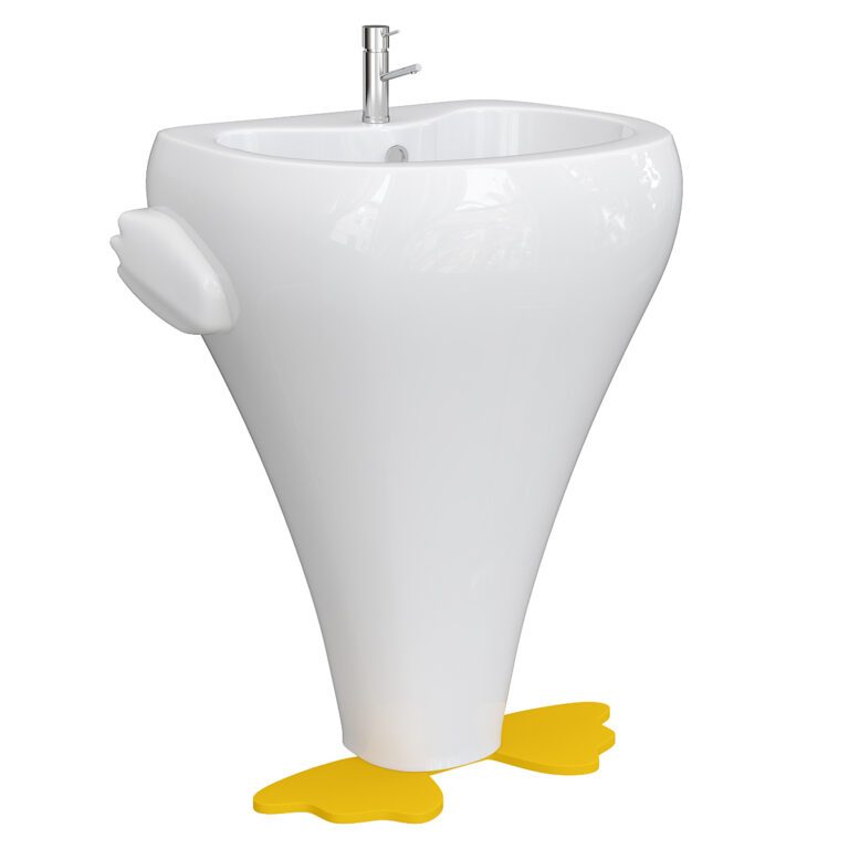 Умывальник Creavit Ducky (346241), 3д модель 1