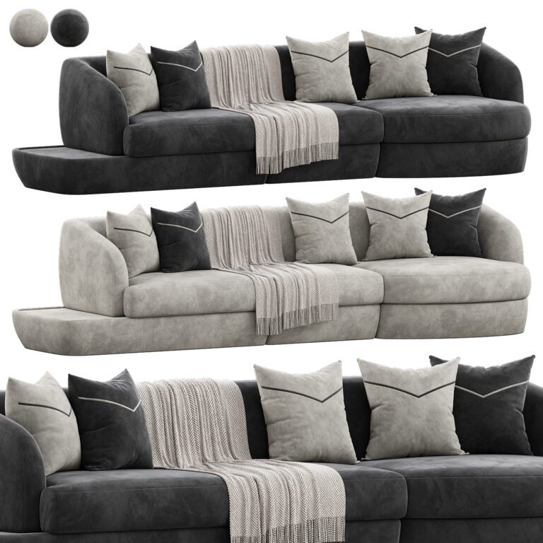 367326 Диван Boyner от Cadde Yildiz (346620) 3D модель - Скачать 3D модель ...