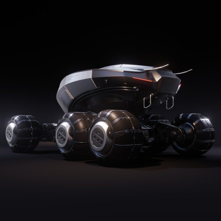 Planetary Rover Chassis Planetary Rover (346672) 3D model - Download 3D model Planetary Rover ...