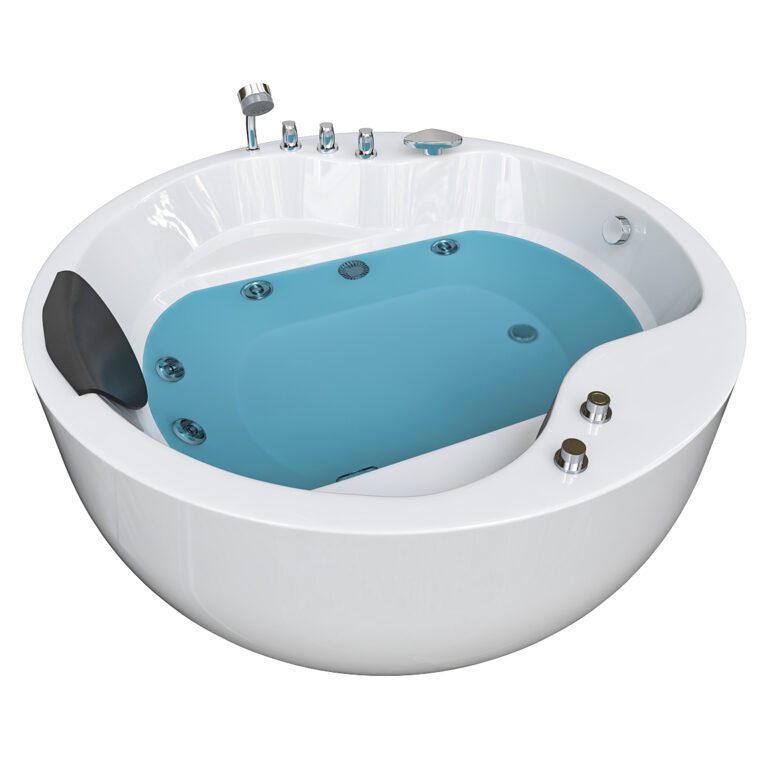 Bathtub 3D models - Whirlpool bath system: with hydromassage | 3d-baza.com