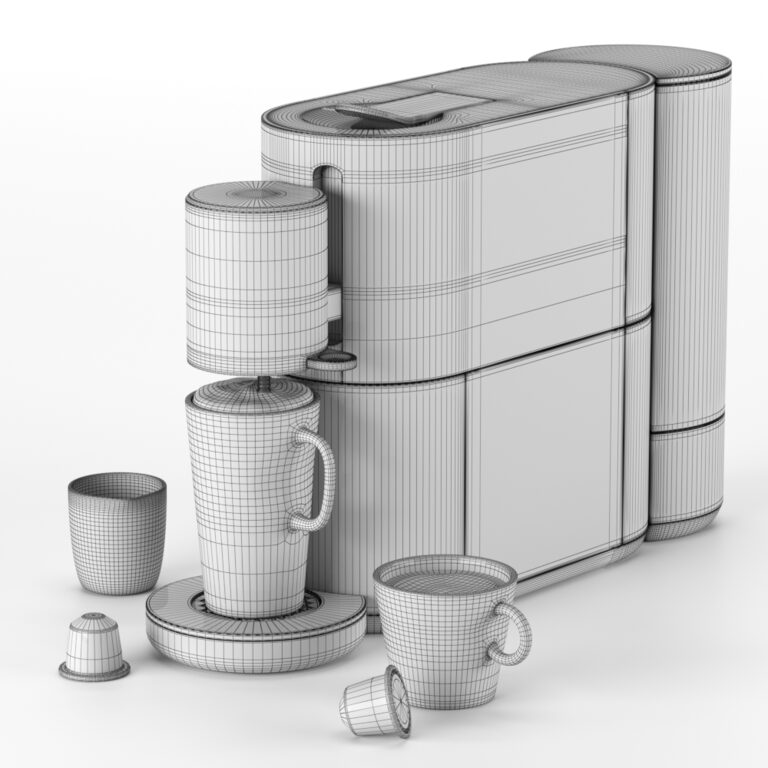 Nespresso Atelier coffee machine (347032) 3D model - Download 3D