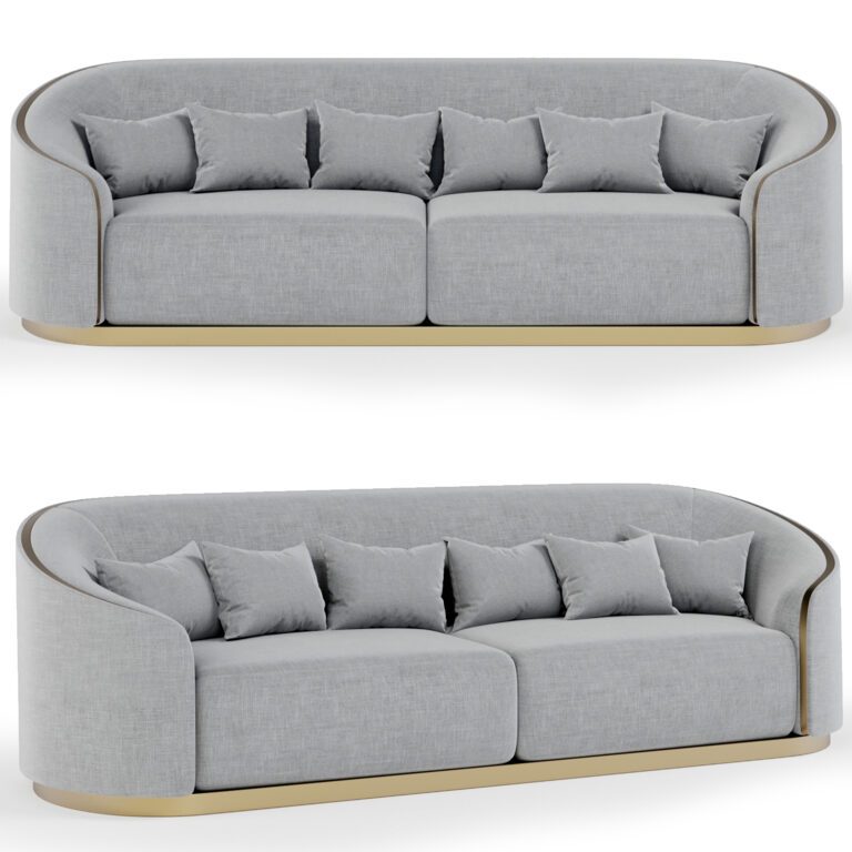 Pierre sofa by Rugiano (347059) 3D model - Download 3D model Pierre ...