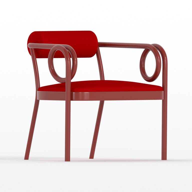 Loop armchair (347070) 3D model - Download 3D model Loop armchair ...
