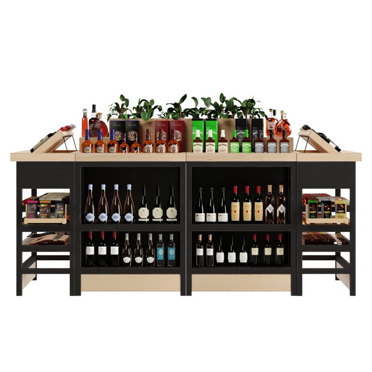 Store Show Case 34 Alchol Showcase (347566) 3D model - Download 3D ...