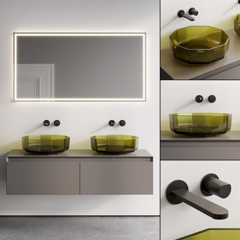 Vanity Unit Set 3 (347743) 3D model - Download 3D model Vanity Unit Set ...