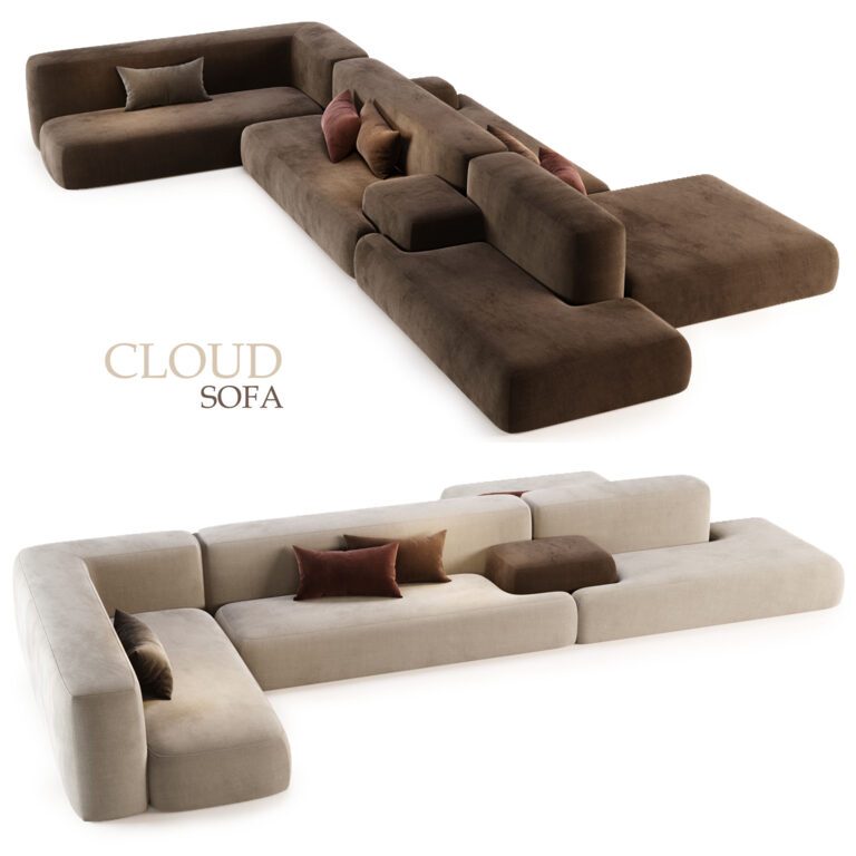 Cloud Sofa by Lemamobili (348321) 3D model - Download 3D model Cloud ...