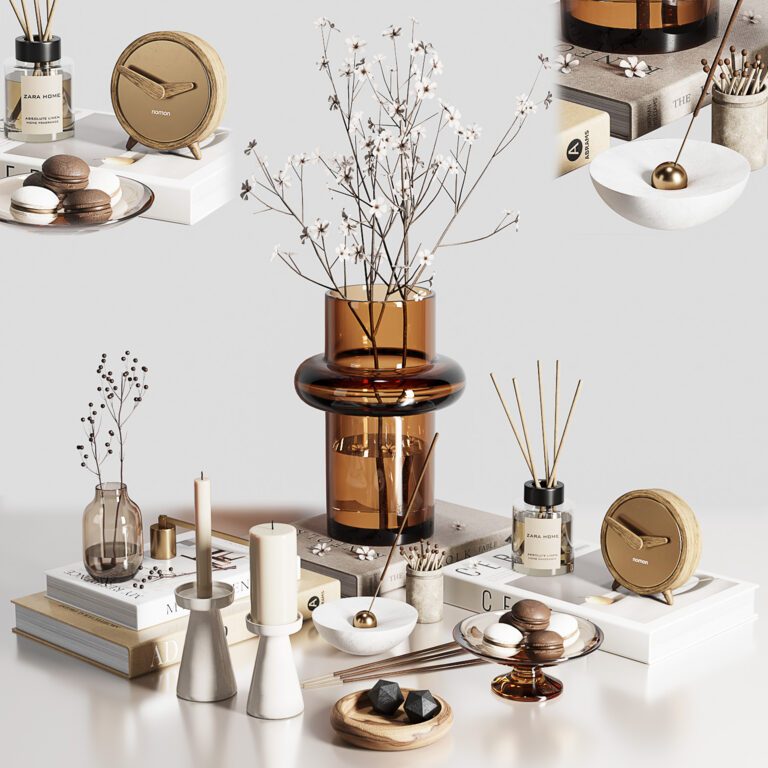 Decorative Set 08 (348673), 3d model 1