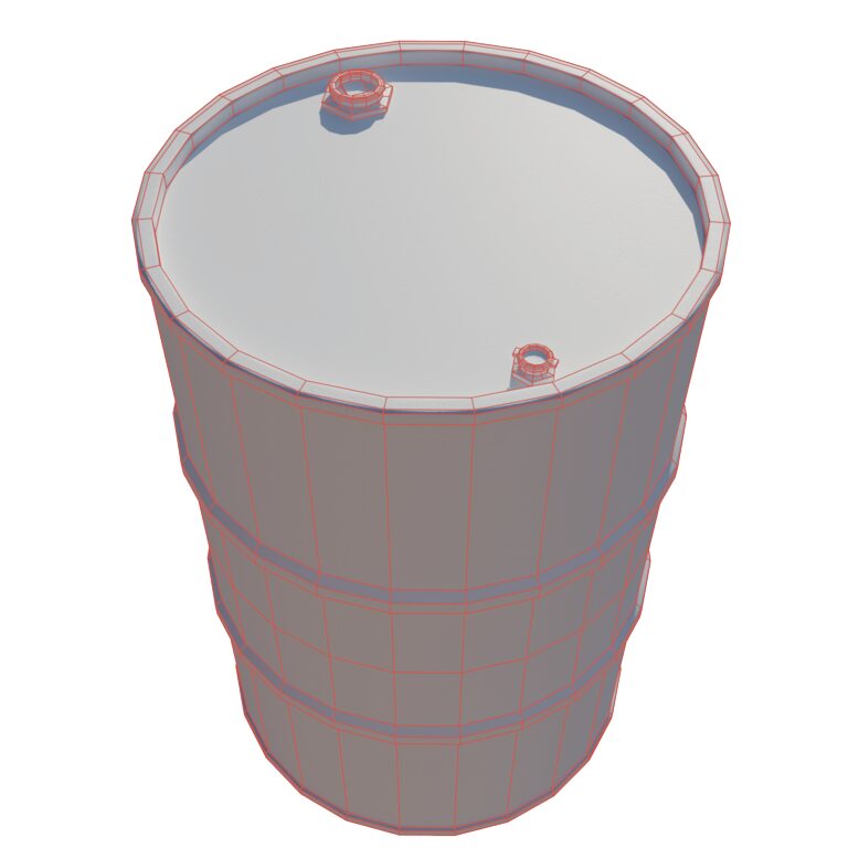 Rust Red Barrel Barrel red rust (348833) 3D model - Download 3D model Barrel red rust ...