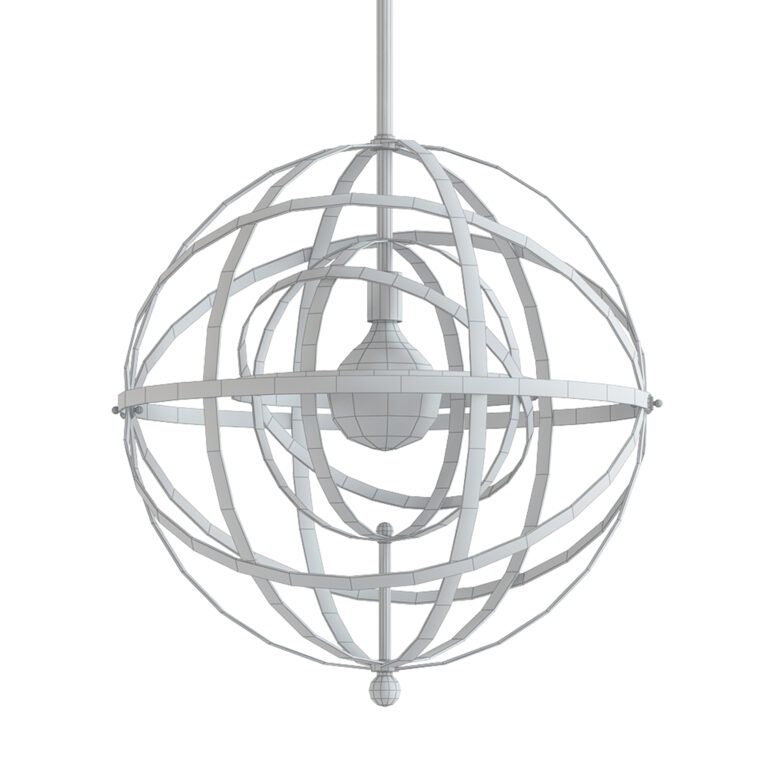 Regal Rondure Images Rondure 1 Light Pendant light (349162) 3D model - Download 3D model ...