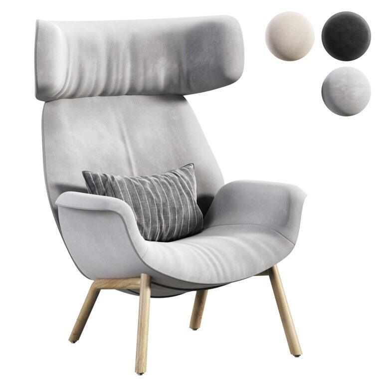 Armchair (350475), 3d model 1