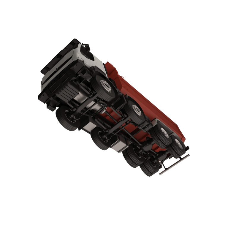 Tipper Renault Dump Truck Kerax 8x4 450 DXi (350784) 3D model ...
