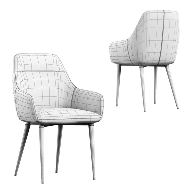 Chair Arete (350911) 3D model - Download 3D model Chair Arete (350911 ...