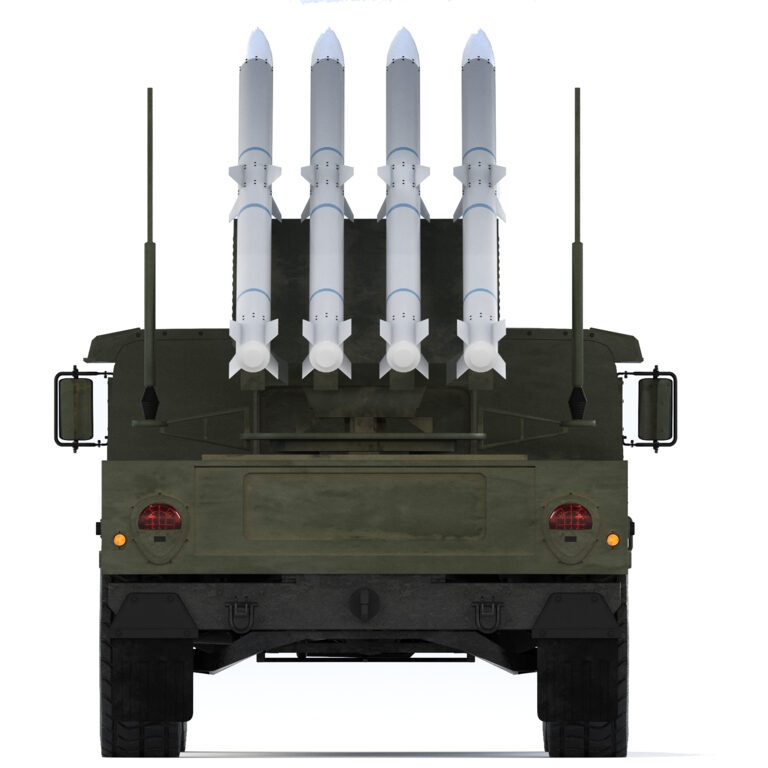 HMMWV M1097A2 CLAWS AMRAAM 2008 (351534) 3D model - Download 3D model ...